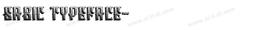 SABIC Typeface字体转换